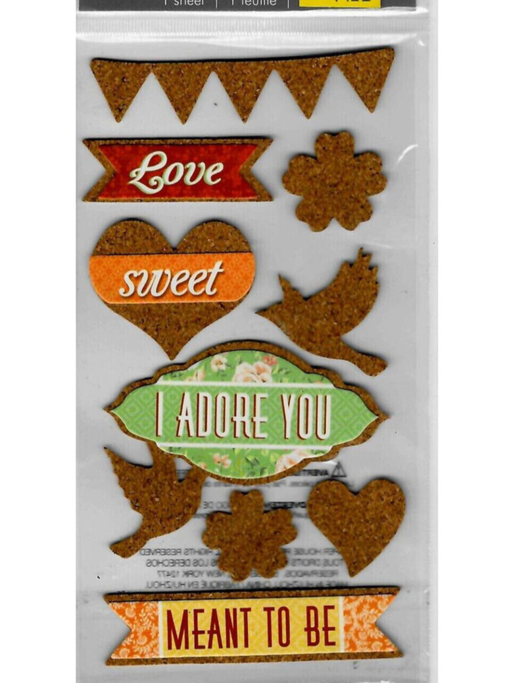 Cork'd Paper House Embellishments